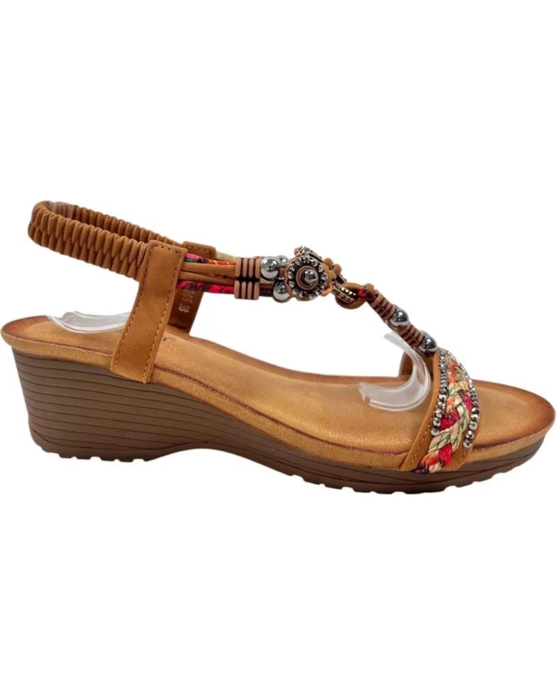 TIMBOS SANDALIA CUNA COMODA DE MUJER CAMEL 133207 MARRóN
