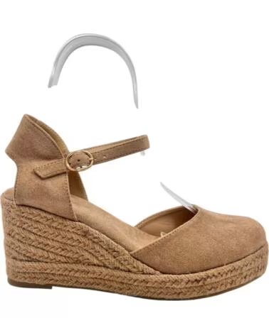 TIMBOS SANDALIA CUNA ESPARTO MUJER KAKI 133205 MARRóN