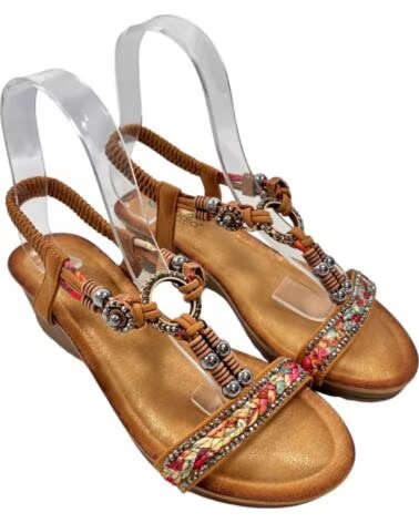 TIMBOS SANDALIA CUNA COMODA DE MUJER CAMEL 133207 MARRóN
