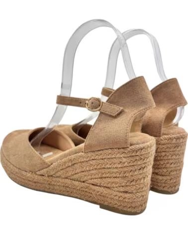 TIMBOS SANDALIA CUNA ESPARTO MUJER KAKI 133205 MARRóN