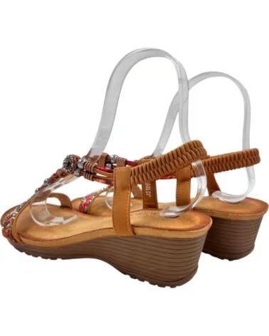 TIMBOS SANDALIA CUNA COMODA DE MUJER CAMEL 133207 MARRóN