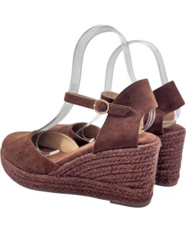 TIMBOS SANDALIA CUNA ESPARTO MUJER MARRON 133204 MARRóN
