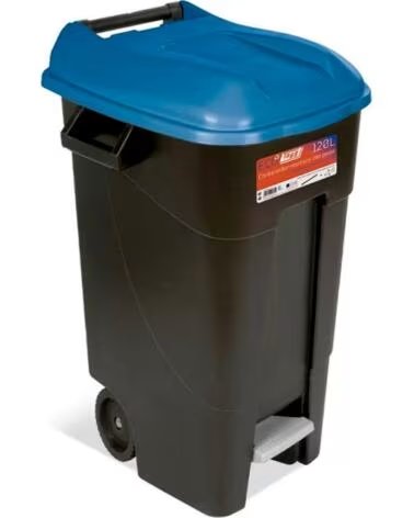 TAYG CONTENEDOR DE RESIDUOS CON PEDAL 120 LITROS MULTICOLOR