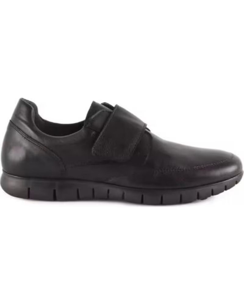 SAKUT ZAPATO 3207 DE PIEL SIN CORDONES PARA HOMBRE NEGRO