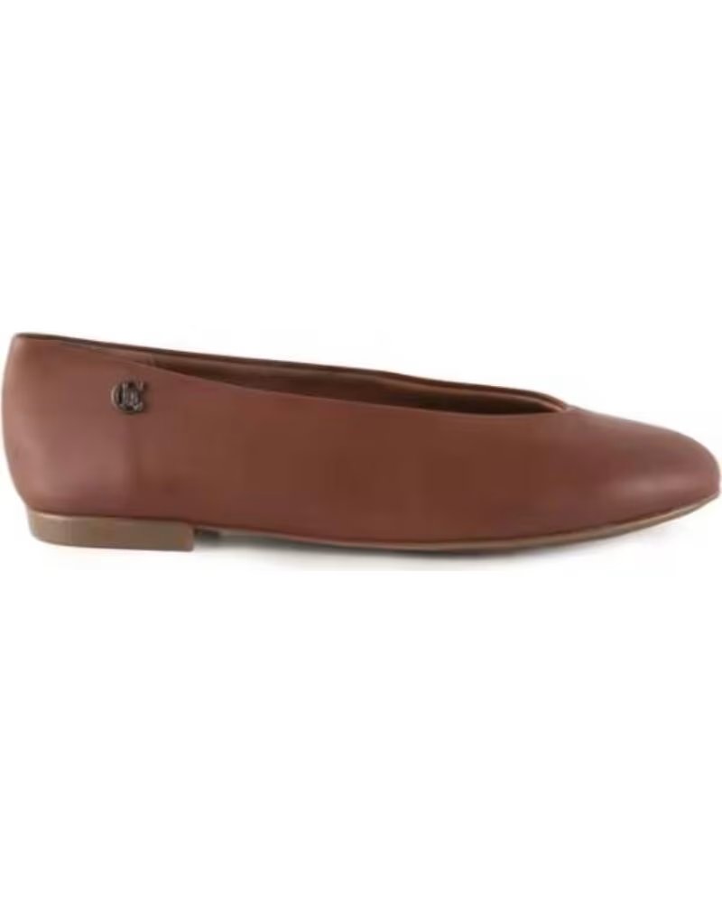 CHAMBY BAILARINAS DE MUJER DE PIEL COMODAS Y ELEGANTES TALLAS 36 A 40 MODELO 635 MARRóN