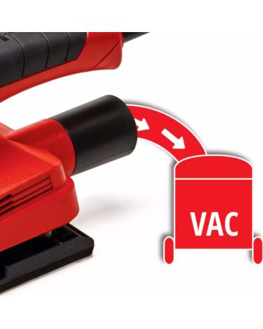 EINHELL LIJADORA ORBITAL CON SISTEMA DE EXTRACCIÓN DE POLVO MULTICOLOR
