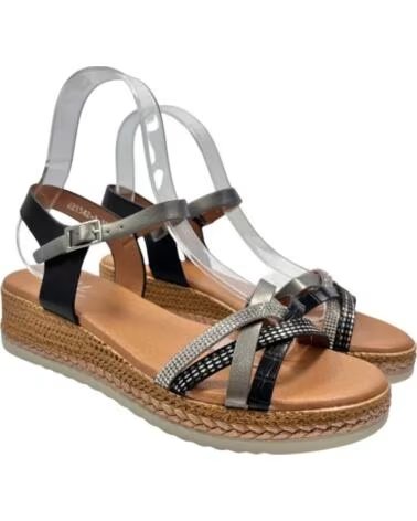 TIMBOS SANDÁLIA ANABELA 133289 NEGRO