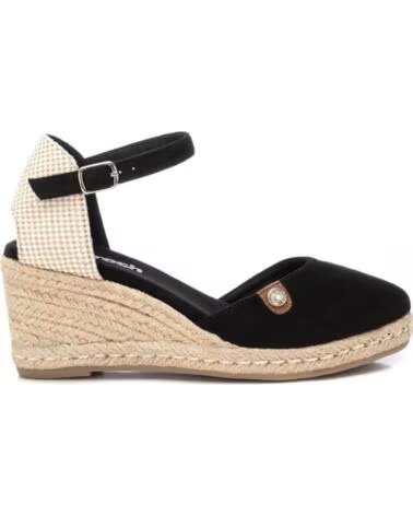 Sandals-De-Mujer-REFRESH-REFRESH 171882 BLACK ESPARTO HIGH WEDGE SANDALS-NEGRO