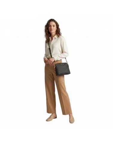 MICHAEL KORS BOLSO MUJER BANDOLERA JET SET TRAVEL MEDIANA 35F1GTVC6B NEGRO