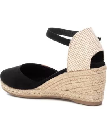 Sandals-De-Mujer-REFRESH-REFRESH 171882 BLACK ESPARTO HIGH WEDGE SANDALS-NEGRO