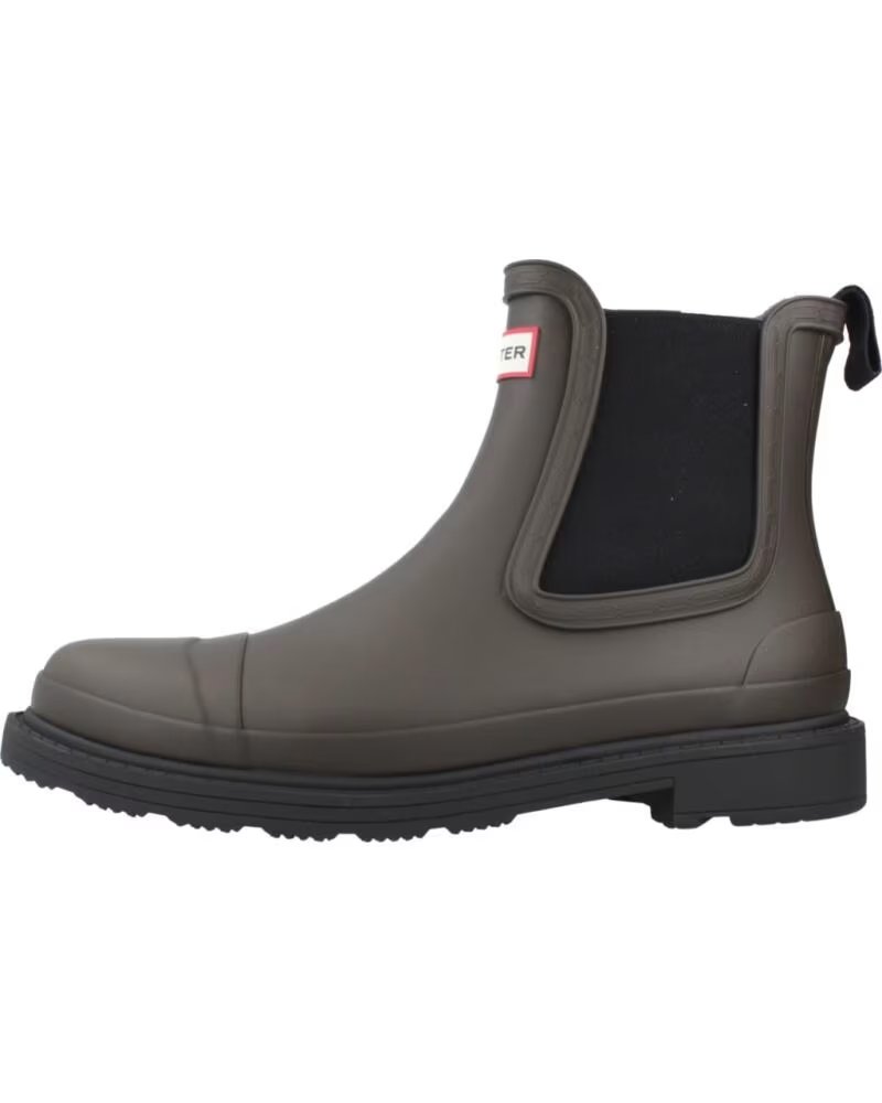 HUNTER COMMANDO CHELSEA BOOTS BROWN 0CK