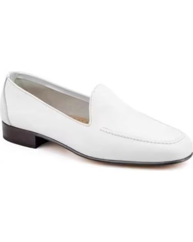 NIKKOE MOCASINES DE PIEL PARA HOMBRE CALZADO ELEGANTE Y COMODO TALLAS 39 A 45 MODELO 301J BLANCO