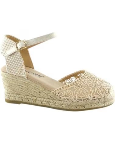 AMARPIES VALENCIANA DE MUJER CON CUNA DE YUTE ZAPATO COMODO MODELO 28500 BEIGE