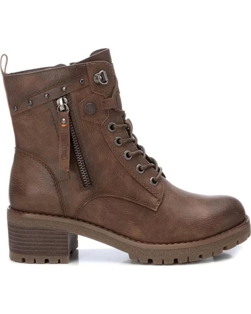 REFRESH BOTINES DE TACON MUJER 172241 TAUPE MARRóN
