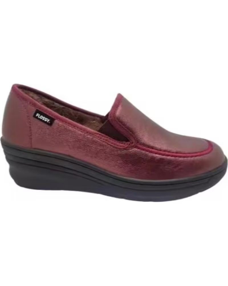 FLOSSY ZAPATOS MOCASIN DE CUNA PARA MUJER MODELO 8501 TALLAS 36 A 41 HECHO EN ESPANA AZUL