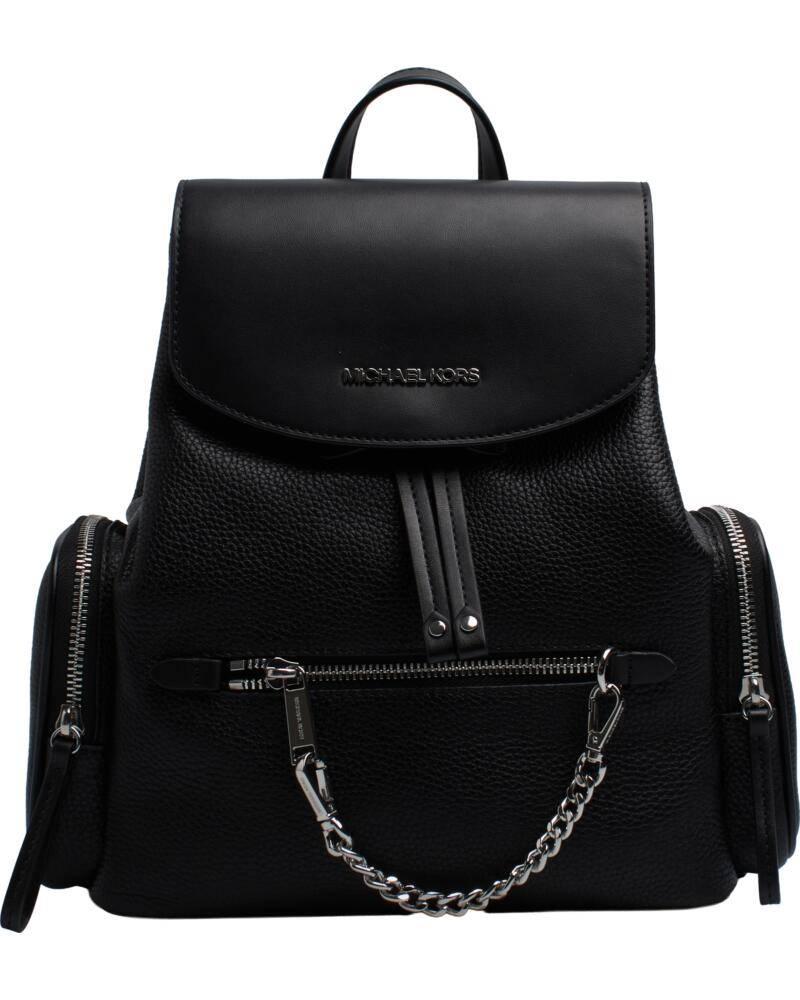 MICHAEL KORS MOCHILA MUJER JET SET MEDIANA DE PIEL GRANULADA 35F1STTB6L NEGRO