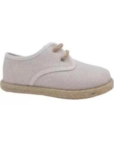 CONDIZ ESPADRILLE MODELL 267 AUS LEINEN MIT SCHNÜRUNG BLANCO