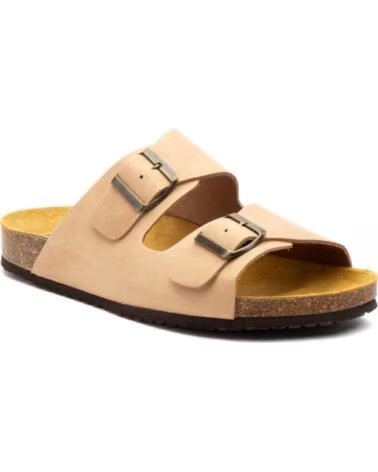 MORXIVA SANDALIA DE HOMBRE TIPO BIO DE PIEL CON HEBILLAS MODELO 8020 39 A 47 VERDE