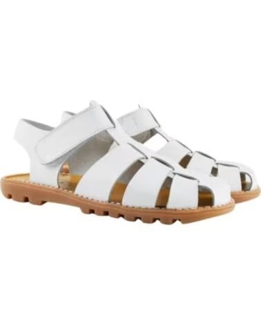 ANGELITOS LEDER-SANDALEN MODELL 559 WEISS BLANCO