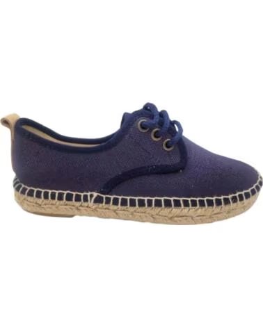 CONDIZ ESPADRILLES MODELL 105 AUS NATURLEINEN FÜR KINDER - BLAU AZUL
