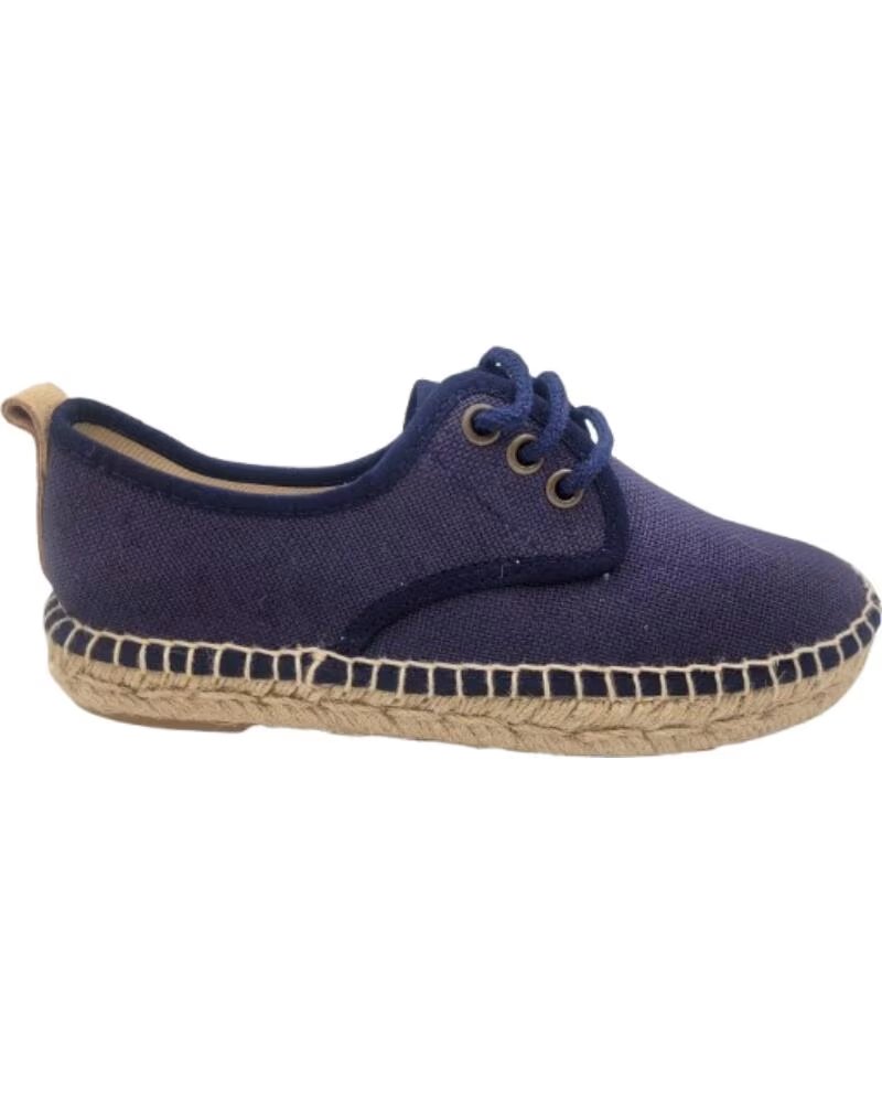 CONDIZ ESPADRILLES MODELL 105 AUS NATURLEINEN FÜR KINDER - BLAU AZUL