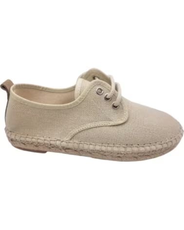 CONDIZ KINDER-ESPADRILLES MODELL 105 AUS NATURFARBENEM LEINEN IN BEIGE