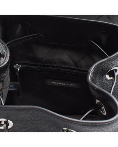 MICHAEL KORS MOCHILA MUJER JET SET MEDIANA DE PIEL GRANULADA 35F1STTB6L NEGRO