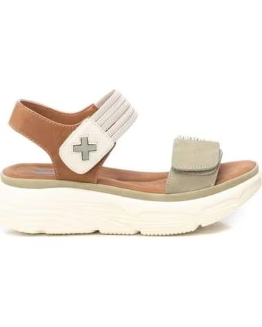 XTI SANDALIAS PLANAS MUJER 143986 KAKI VERDE