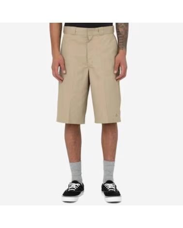 CALÇÕES DICKIES 13IN MULTI-POCKET WORK SHORT LOOSE FIT BEGE BEIGE