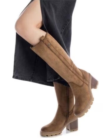REFRESH BOTAS DE TACON MUJER 173033 TAUPE MARRóN