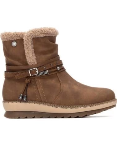 BOTTINES REFRESH 173250 AVEC DOUBLURE INTÉRIEURE ET BOUCLE BEIGE