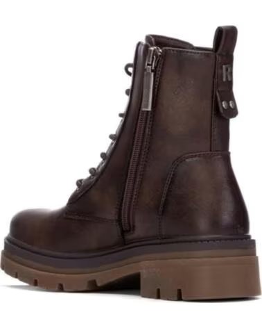 STIVALETTI MILITARI REFRESH 173017 TAUPE MARRóN