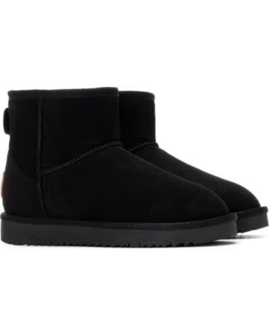 FLACHE STIEFELETTEN XTI 144444 IN SCHWARZ NEGRO