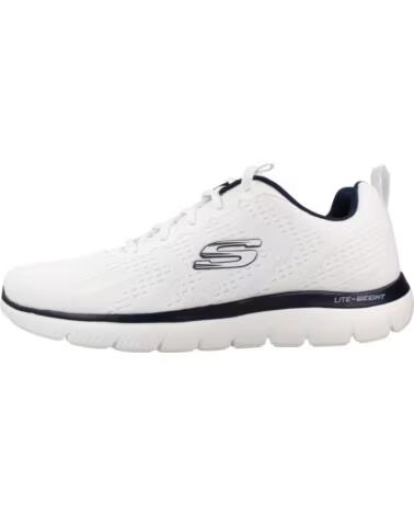 SKECHERS SCARPE DA GINNASTICA SUMMITS DA UOMO BIANCHE WBL