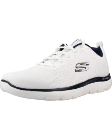 SKECHERS SCARPE DA GINNASTICA SUMMITS DA UOMO BIANCHE WBL