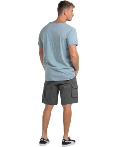 REELL PANTALÓN CORTO CARGO 1202-007-01-VLC GRIS PARA HOMBRE VERDE