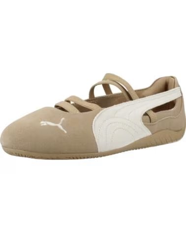 PUMA SPEEDCAT SD BALLERINES BASKETS 406758-01 MARRON CLAIR BEGWHT