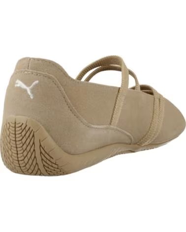 PUMA SPEEDCAT SD BALLERINES BASKETS 406758-01 MARRON CLAIR BEGWHT