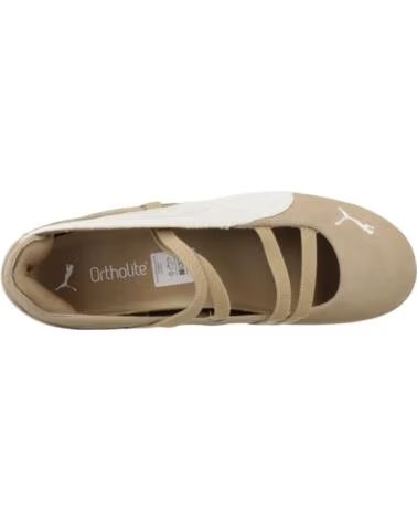 PUMA SPEEDCAT SD BALLERINES BASKETS 406758-01 MARRON CLAIR BEGWHT