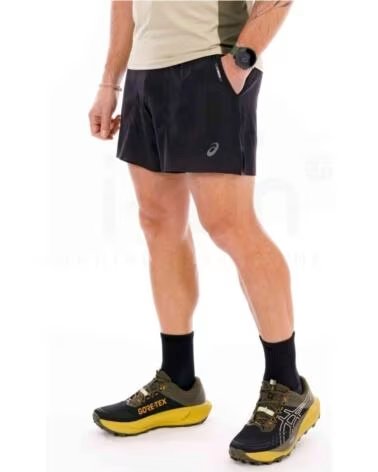 ASICS 2011D268-001 RUNNING SHORTS BLACK UNISEX MULTICOLOR