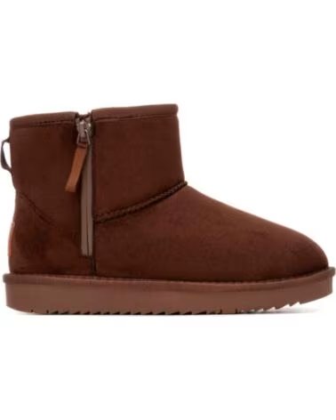 XTI BOTINES PLANOS MUJER 144443 MARRON MARRóN