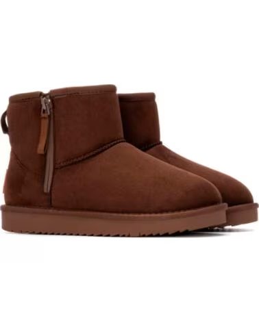 XTI BOTINES PLANOS MUJER 144443 MARRON MARRóN