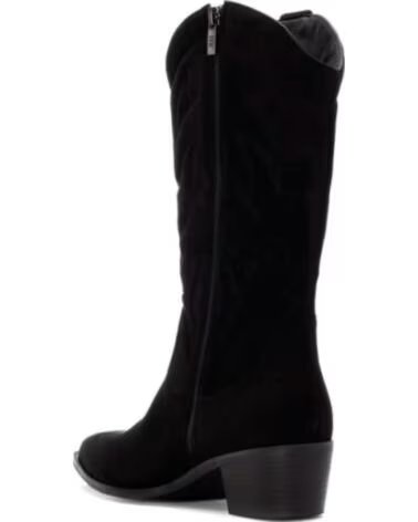 STIVALE TEXANO XTI 144308 CON TACCO IN PELLE NERA NEGRO