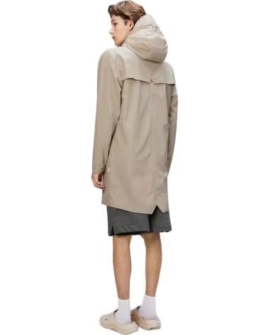 RAINS IMPERMEÁVEL LONG JACKET MATRIX W3 BEGE UNISEX