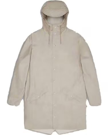 RAINS IMPERMEÁVEL LONG JACKET MATRIX W3 BEGE UNISEX