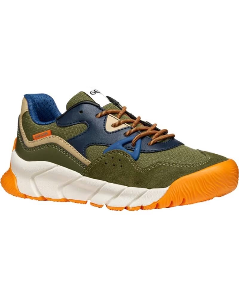 GEOX ZAPATILLAS NINO MODELO J FLEXYPER PRO BOY COLOR VERDE C0623