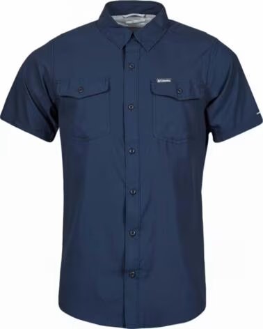 COLUMBIA KURZARMHEMD BLAU HERREN BLUE