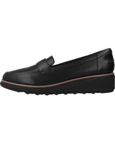 MOCASSINS CLARKS SHARON GRACIE NEGRO