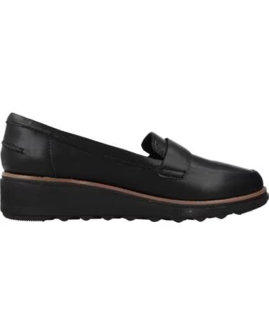 MOCASSINS CLARKS SHARON GRACIE NEGRO