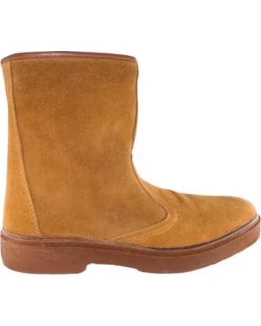 SEVILLAS BOTTES MI-MOLLET HOMME 399 EN CUIR SUÉDÉ MARRóN